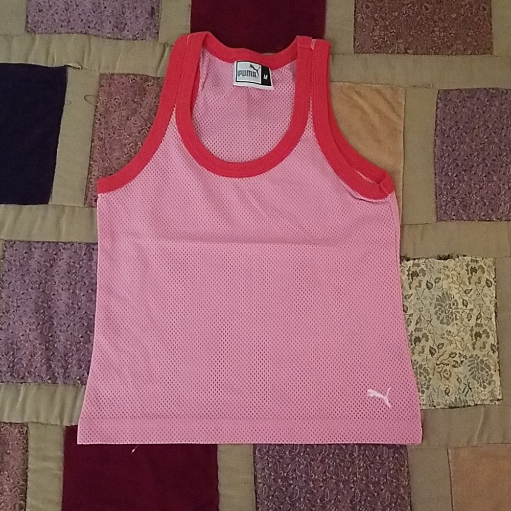 Vintage Puma Fishnet Tank Top